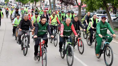 Aksaray’da 13. Geleneksel Yeşilay Bisiklet Turu Düzenlendi