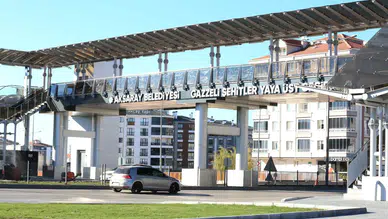 Gazzeli Şehitler Yaya Üst  Geçidi Açılış İçin Gün Sayıyor