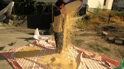 Kışlık bulgur hazırlıkları başladı
