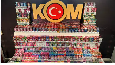 Aksaray KOM 26 milyonluk kaçak ürün ele geçirdi