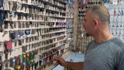 39 yıldır anahtar yapıp kilit açıyor