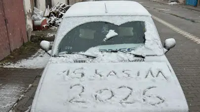 Aksaray’ın Yüksek Kesimleri Yağan Karla Beyaza Büründü