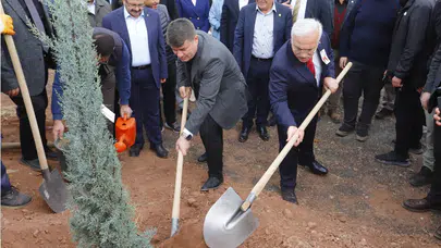 24 Kasım Öğretmenler Günü Hatıra   Ormanında 5 Bin Fidan Toprakla Buluştu