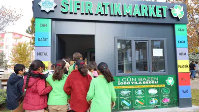 Aksaray Belediyesi'nden; 'Atığı bastona dönüştür, hayata ışık tut' projesi