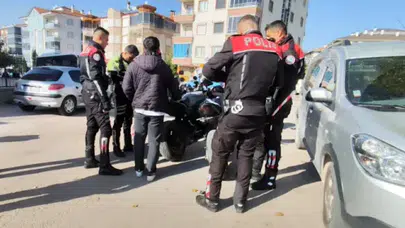 'Dur' ihtarına uymayan plakasızadaymotosiklet sürücüne 49 bin 89 TL ceza
