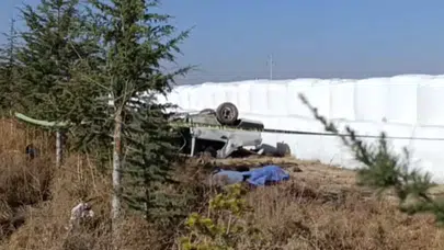 Takla Atan Otomobilin Sürücüsü Öldü, Arkadaşı Ağır Yaralandı