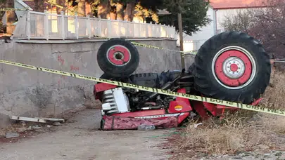 İlaç yazdırdığı hastanenin otoparkında traktör kazasında öldü