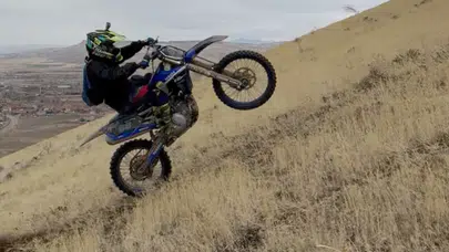 Motokros Yarışları   Renkli Görüntülerle Tamamlandı