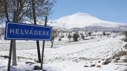 Hasan Dağı’nda Kar Sevinci