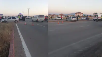 Organize Sanayi Yolunda Kaza: 1 Yaralı