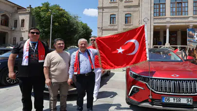 "TOGG Team Türkiye" Aksaray gezi turu renkli görüntüler oluşturdu