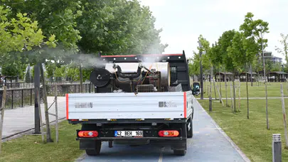 Aksaray'da İlaçlama Çalışmaları Sürüyor