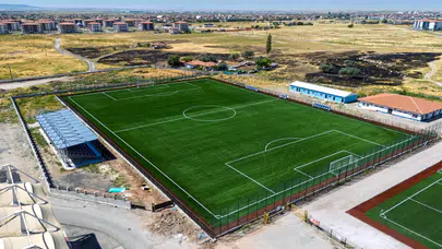 Aksaray’da yeni sezon öncesi spor tesisleri yenilendi