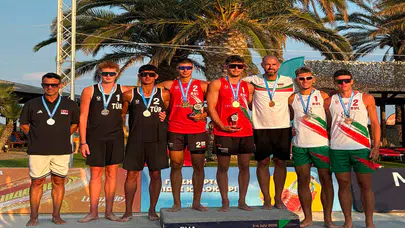 U18 Erkek Plaj Voleybolu Milli Takımından Balkan Şampiyonası'nda İkincilik
