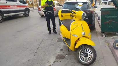 Motosiklet Devrildi: 1 Yaralı