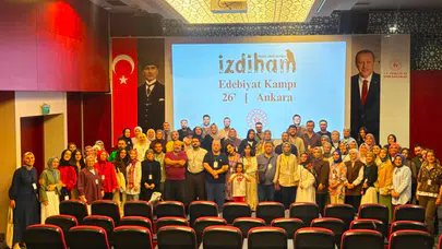Edebiyatseverler izdiham kampı’nda buluştu