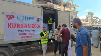 İHH’den Gazze’ye Kurban Eti Desteği