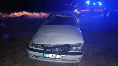 Takla atan otomobilde 3 yaralı