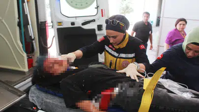 Otomobil ile bisiklet çarpıştı: 1 ağır yaralı