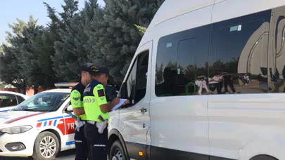 Okul servislerine jandarma denetimi