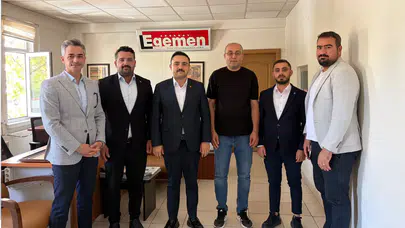 Türkiye Gençlik Vakfından egemen gazetesine ziyaret