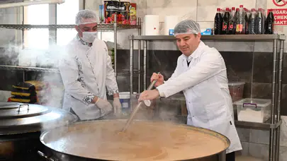 Aksaray yemek fabrikası hizmet için gün sayıyor