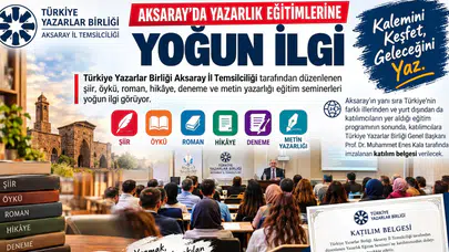 TYB aksaray’ın online yazarlık eğitimlerine yoğun ilgi