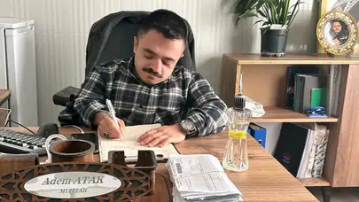 Genç muhtar çalışmalarıyla taktir topluyor