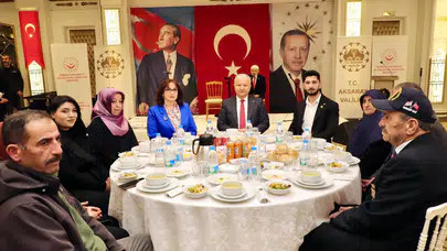 Aksaray protokolü ilk iftarı şehit aileleriyle ve gazilerle açtı