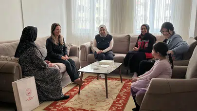 Aksaray Aile ve Sosyal Hizmetler İl Müdürü şehit ailelerini ziyaret etti