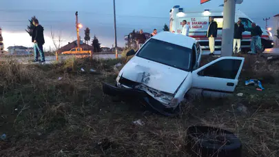 Aksaray’da trafik kazası: 1 yaralı