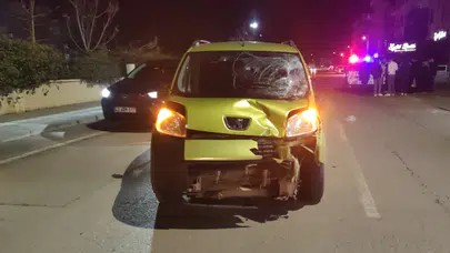 Aksaray’da ticari araç ile motosiklet çarpıştı: 2 yaralı