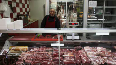 Aksaraylı kasaplarda Kurban Bayramı telaşı başladı