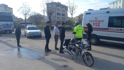 Aksaray’da Otomobil ile Motosiklet Çarpıştı: 1 Yaralı