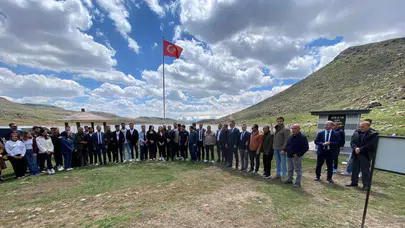 Güzelyurt ilçesinde fidanlar toprakla buluştu