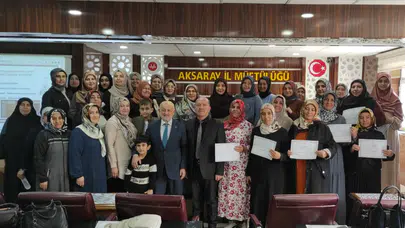 Aksaray'da Cenaze Yıkama ve Kefenleme (Gassallık) Kursu tamamlandı