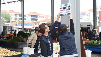 Aksaray Belediyesi Güvenli Alışveriş İçin Semt Pazarlarında Denetimlerini Aralıksız Sürdürüyor