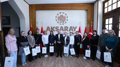 Aksaray Üniversitesi Gagauz Özerk Yeri’nden öğrencileri ağırladı