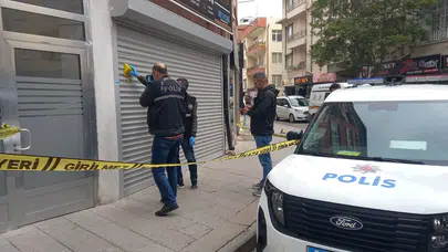 Aksaray’da iş yerine kurşun isabet etti
