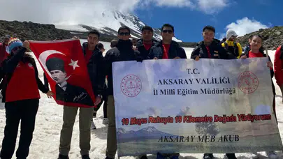 19 Mayıs ruhuyla zirveye yürüdüler