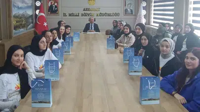 Kültür Mirası Yolculuğu projesinde İstanbul’dan öğrenciler Aksaray’a geldi