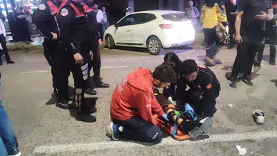 Otomobil ile motosiklet çarpıştı: 2 yaralı
