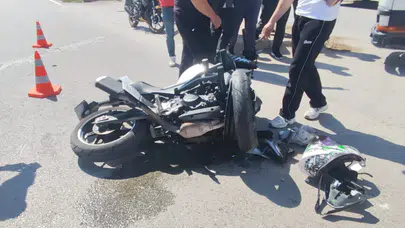 Aksaray'da kamyonet ile motosiklet çarpıştı:1 ölü