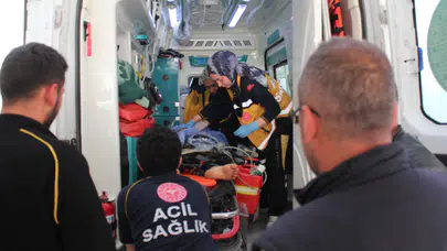 Süt sağma makinesinin elektriğine kapılan kadın ağır yaralandı