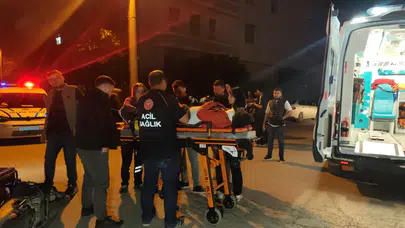 Motosiklet devrildi: 1 yaralı