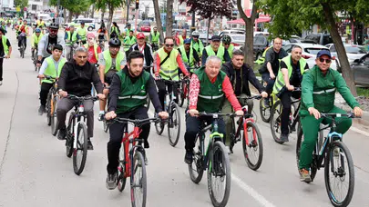Aksaray’da 13. Geleneksel Yeşilay Bisiklet Turu Düzenlendi