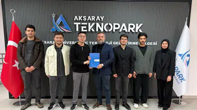 Aksaray Teknopark’ta ilk öğrenci firması kuruldu