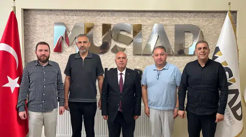 MÜSİAD yönetiminden, Aksaray Defterdarına ziyaret