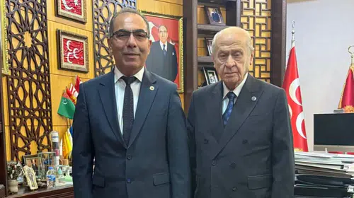 MHP Genel Başkanı Bahçeli'yi ziyaret etti