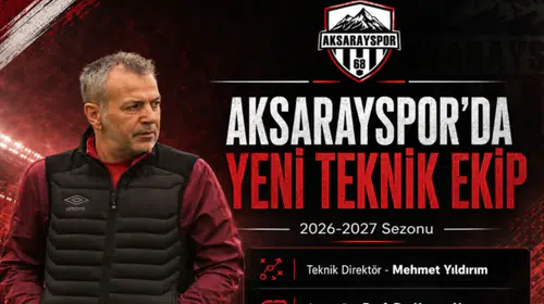 Aksarayspor’da Yeni Teknik Ekip Belli Oldu